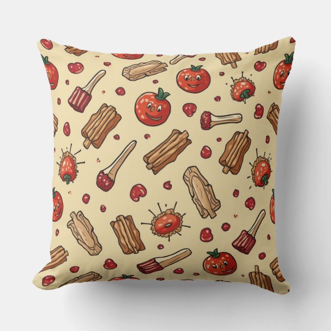 the joy of tomatoes cushion (Front)