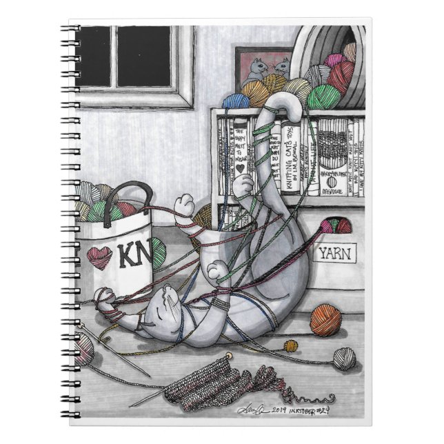 The Joy of Unraveling Spiral Notebook (Front)