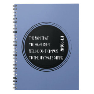 The Joy That's Coming Romans 8:18 Spiral Notebook