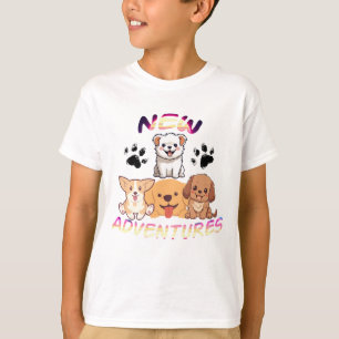 The joy with cute dogs T-Shirt