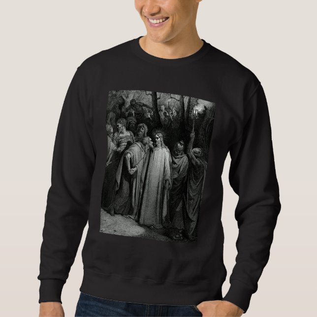 The Judas Kiss Gustave Dore Biblical Art Sweatshirt (Front)