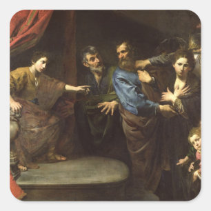The Judgement of Daniel Square Sticker