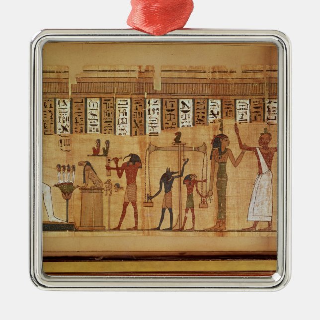 The Judgement of Osiris, detail Metal Tree Decoration (Front)