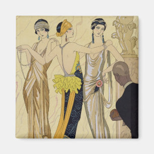 The Judgement of Paris, 1920-30 (pochoir print) Magnet