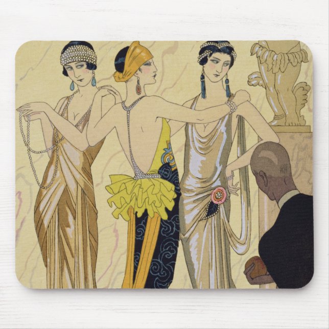 The Judgement of Paris, 1920-30 (pochoir print) Mouse Pad (Front)
