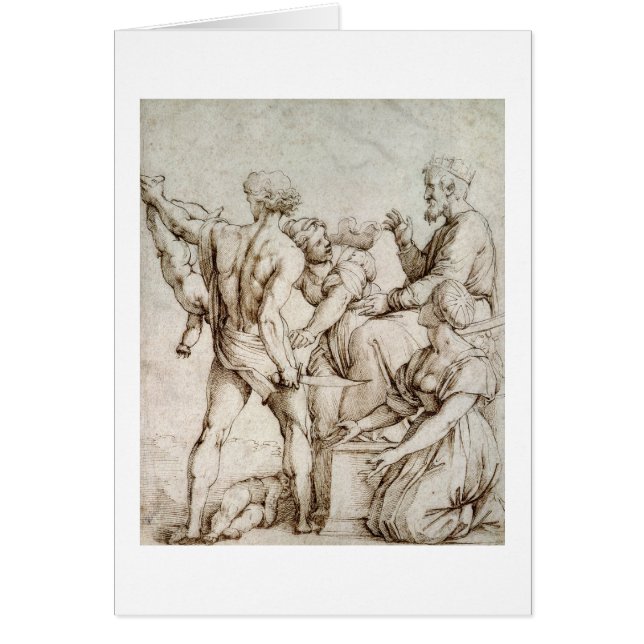 The Judgement of Solomon (pen & ink) (Front)
