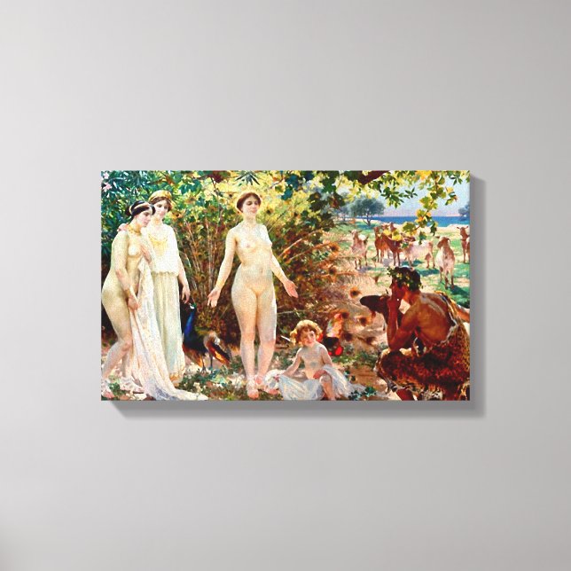 The Judgment of Paris Canvas Print (Front)
