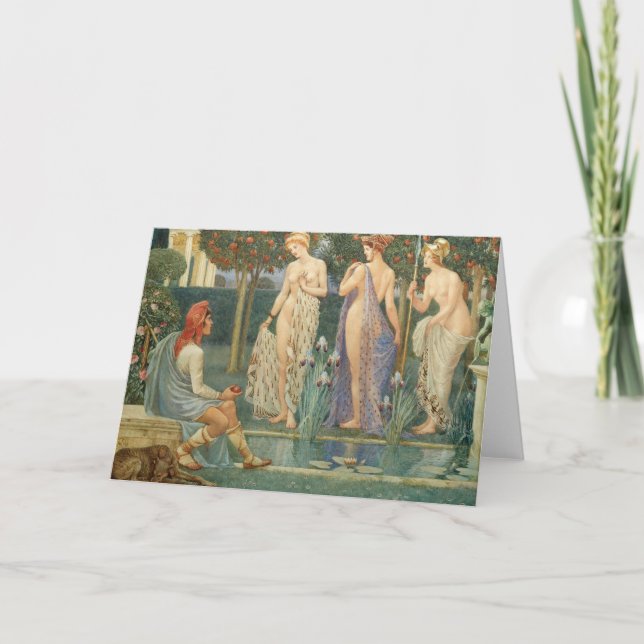 The Judgment of Paris | Walter Crane Card (Front)