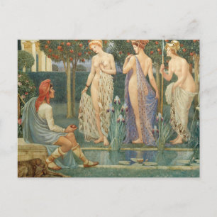 The Judgment of Paris   Walter Crane Postcard