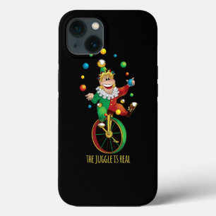 The Juggle is Real Clown Circus Juggling iPhone 13 Case