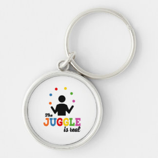 The Juggle is real Key Ring