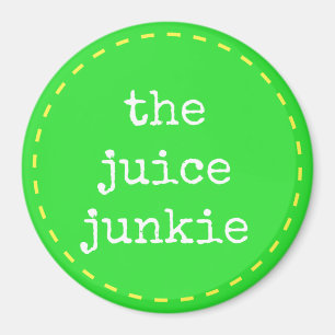 The Juice Junkie - Logo Magnet