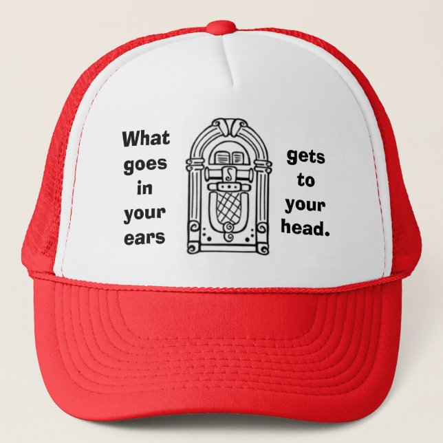 The Jukebox Trucker Hat (Front)