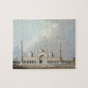 The Jummah Musjed, Delhi, plate XXIII from 'Orient Jigsaw Puzzle