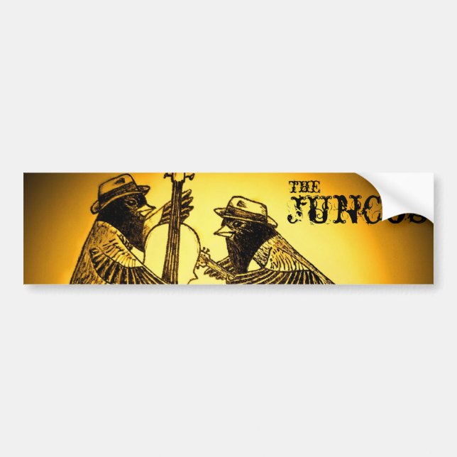 the juncos-1 sepia, the , juncos bumper sticker (Front)