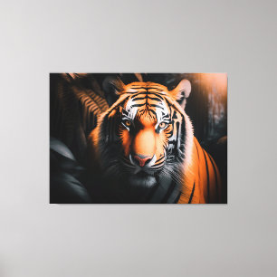 The Jungle King - Tiger  Canvas Print