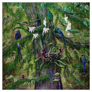 The Jungle of Guatemala fabric