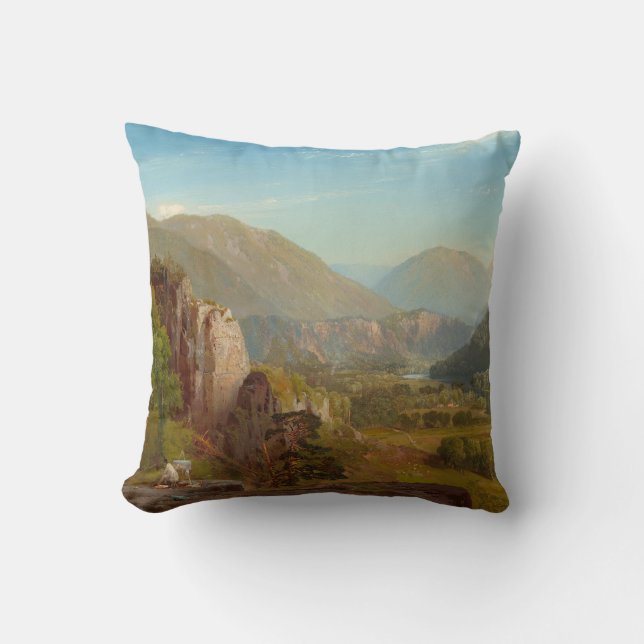 The Juniata River, Pennsylvania by Thomas Moran Cushion (Front)