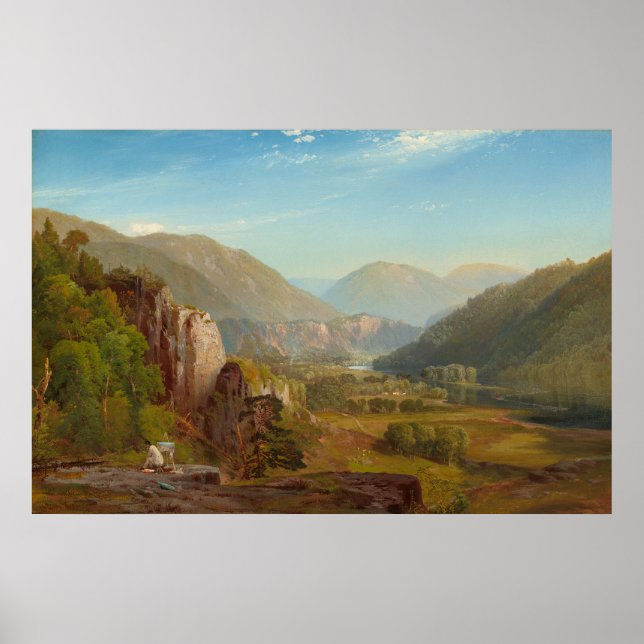 The Juniata River, Pennsylvania by Thomas Moran Poster (Front)