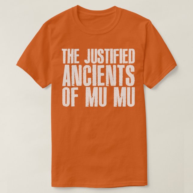 The Justified Ancients Of Mu Mu KLF Fan Design T-Shirt (Design Front)