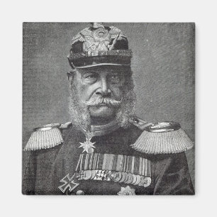 The Kaiser Wilhelm, from 'Leisure Hour', 1888 Magnet