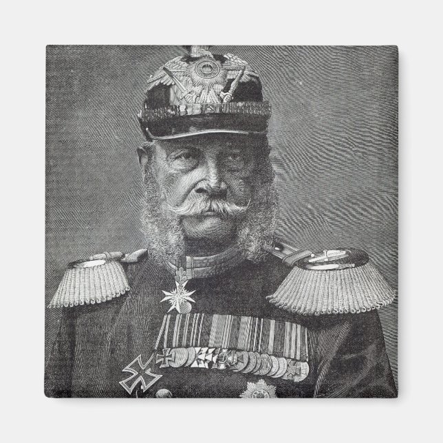 The Kaiser Wilhelm, from 'Leisure Hour', 1888 Magnet (Front)