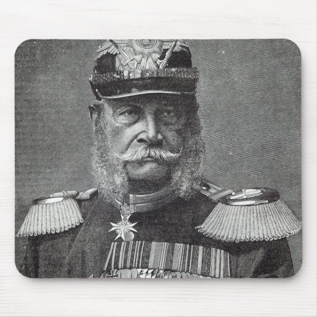 The Kaiser Wilhelm, from 'Leisure Hour', 1888 Mouse Pad (Front)
