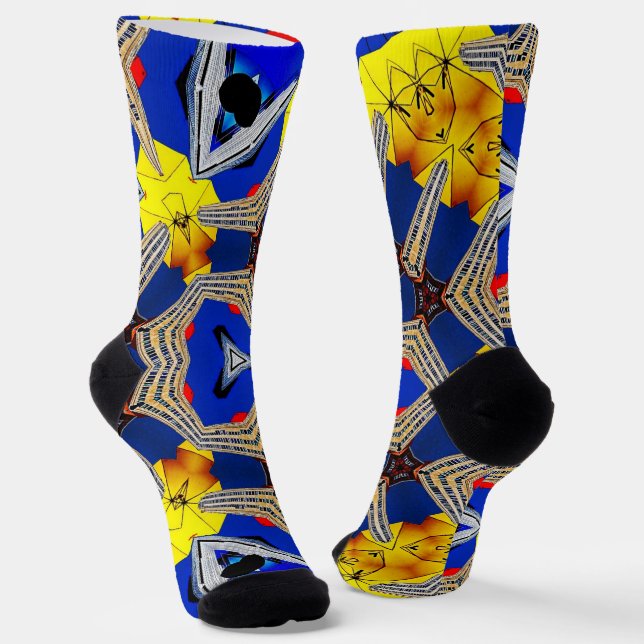  the kaleidoscope of life socks (Angled)