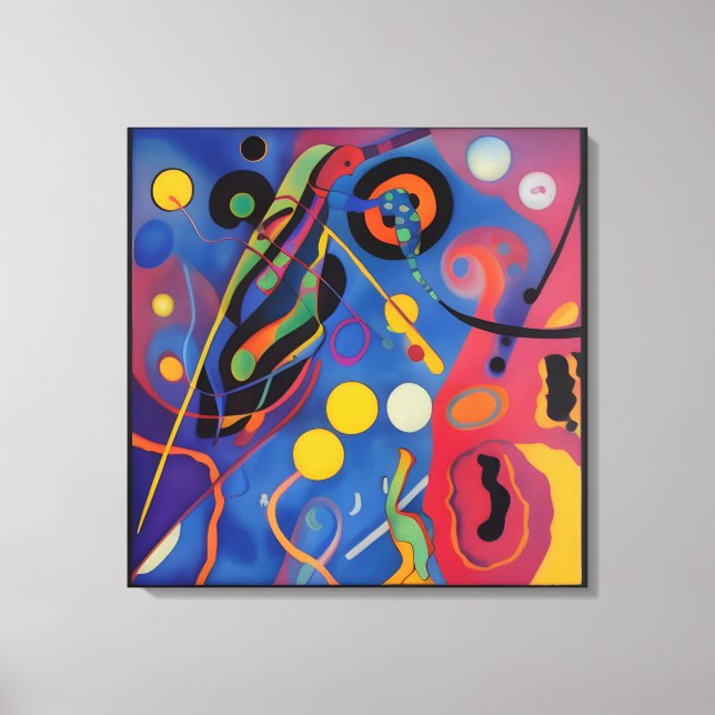 The Kandinsky Bug Canvas Print (Front)