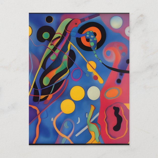 The Kandinsky Bug Postcard (Front)