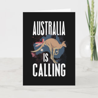 The Kangaroos In Australia Card