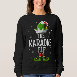 The Karaoke Elf Family Matching Group Christmas Sweatshirt