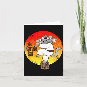 the Karate Cat Card