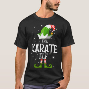 The Karate Elf Family Matching Group Christmas  T-Shirt