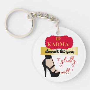 THE KARMA QUOTE KEY RING