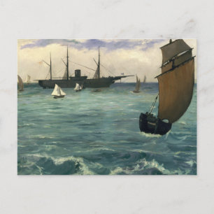 The ‘Kearsarge’ at Boulogne Édouard Manet Postcard