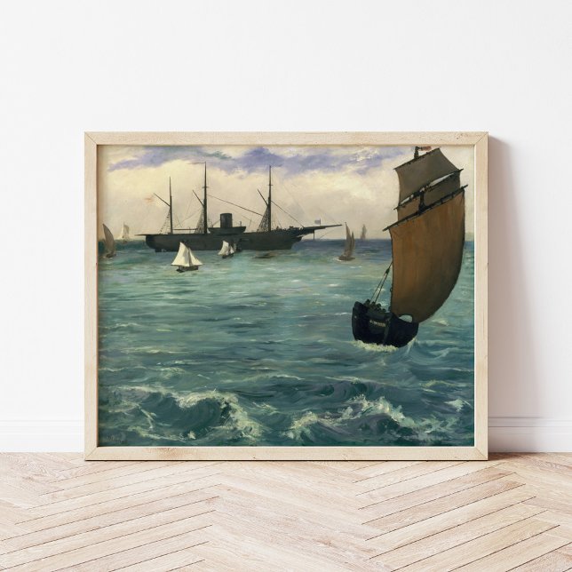 The ‘Kearsarge’ at Boulogne | Édouard Manet Poster (Creator Uploaded)