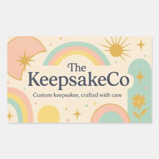 The Keepsake Co. Logo Rectangular Sticker