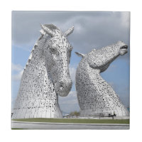 the Kelpies , Helix Park , Falkirk , Scotland