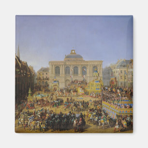The Kermesse at Saint-Omer in 1846 Magnet