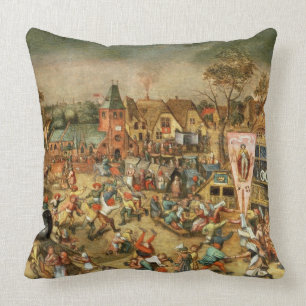 The Kermesse of the Feast of St. George Cushion