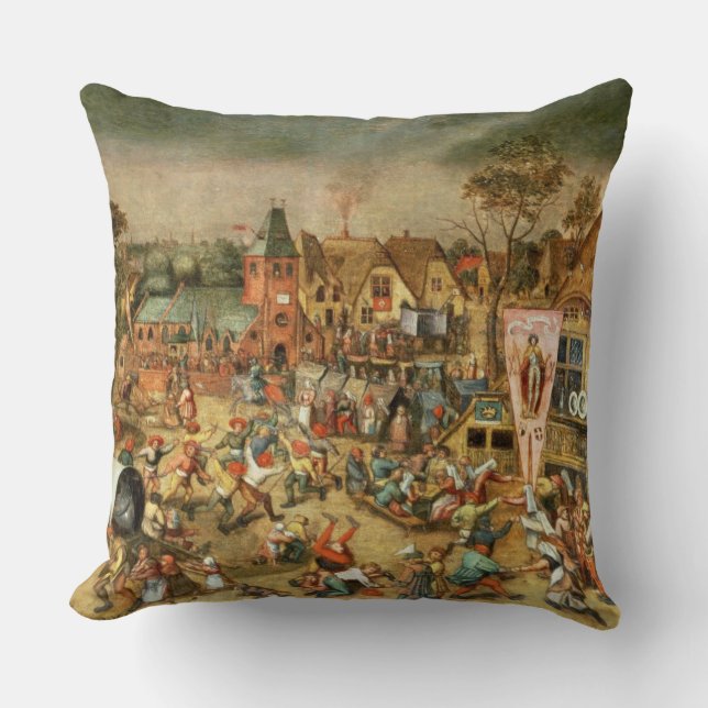 The Kermesse of the Feast of St. George Cushion (Front)