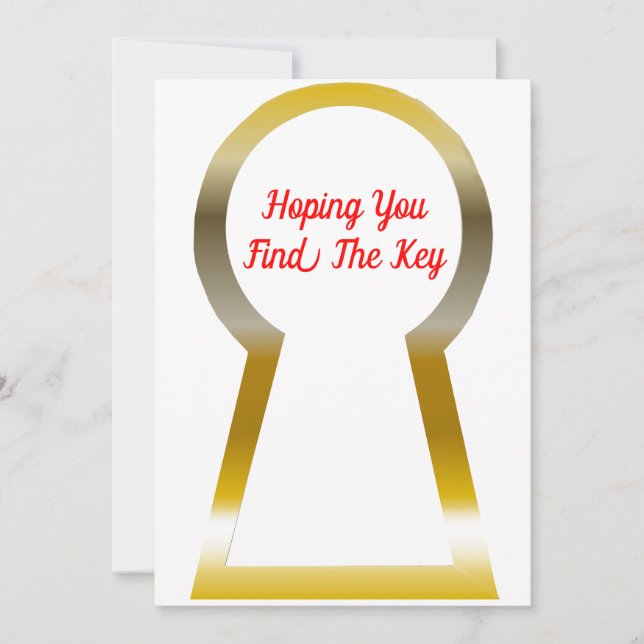 The Key Christmas Card (Front)