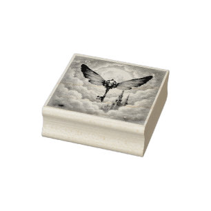 The Key of Eternity – Steampunk Wings Rubber Stamp