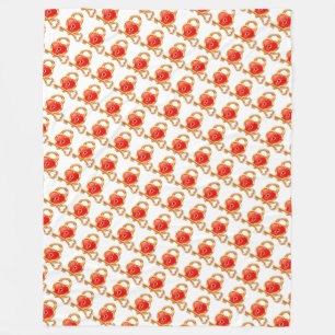 The Key to my Heart Fleece Blanket
