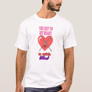 The Key to My Heart Personalised T-Shirt