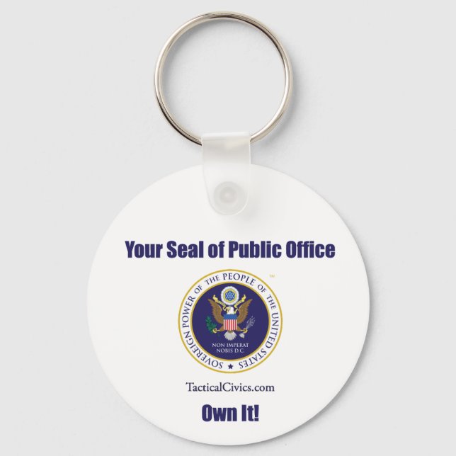 "The Key" to Restoring Our Republic Key Ring (Front)
