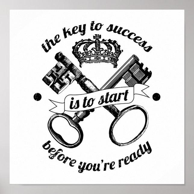 The Key to Success Poster (Front)
