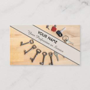 The key to your success - business card