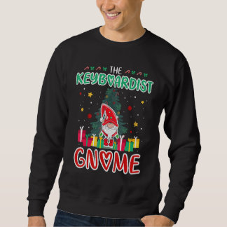 The Keyboardist Gnome Xmas Tree Group Christmas Ma Sweatshirt